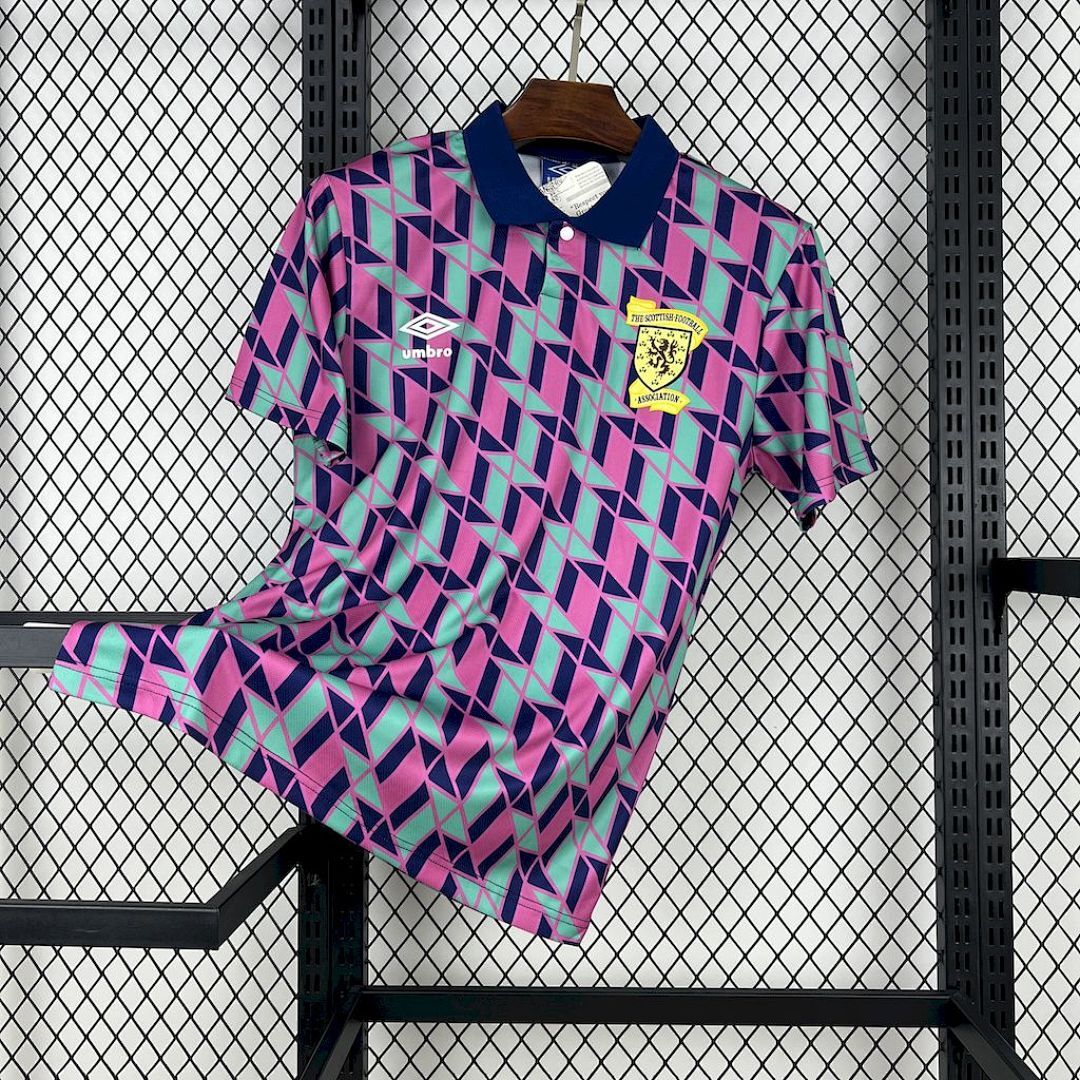 Camiseta Escocia 1988 2ª Equipación
