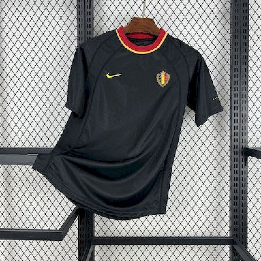 Camiseta Retro Bélgica 2000 2ª Equipación - NationKits Camiseta Bélgica 2000 2ª Equipación