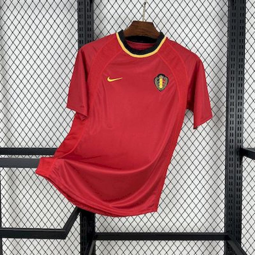 Camiseta Retro Bélgica 2000 1ª Equipación - NationKits Camiseta Bélgica 2000 1ª Equipación