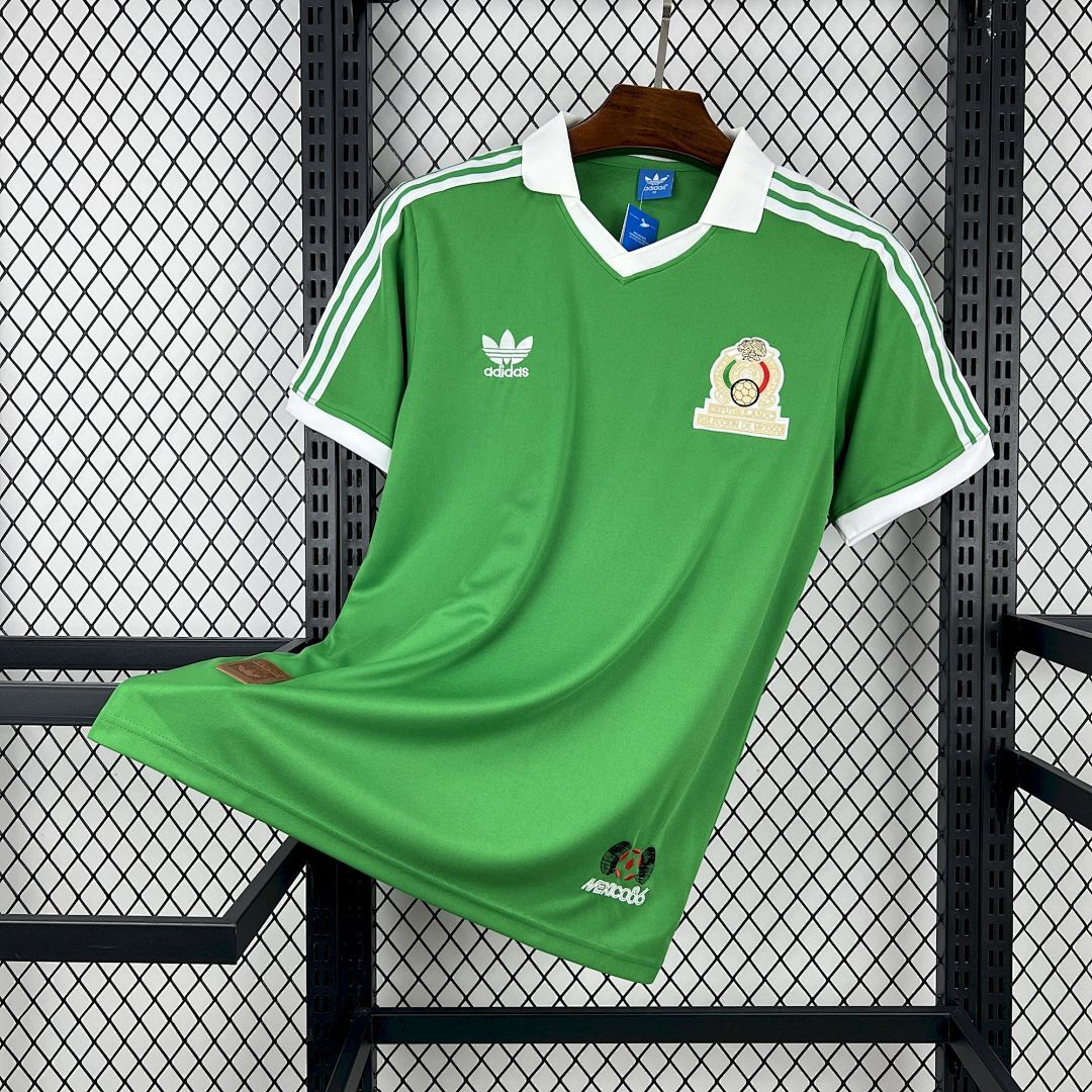 Camiseta Retro México 1986 1ª Equipación - NationKits Camiseta México 1986 1ª Equipación